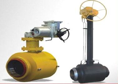 Capacità di flusso completamente saldata della caratteristica della valvola a sfera dell'acciaio inossidabile alta