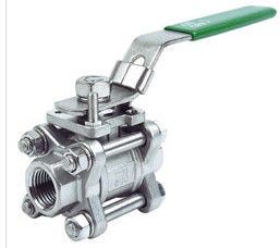 Acciaio inossidabile tre pressione 1/2» - 4&quot; dell'interruttore 1000PSI della valvola a sfera del pezzo dimensione