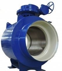 Materiale completamente saldato PN50 - PN1200 del acciaio al carbonio della valvola a sfera API6D A105 di industriale